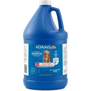 imageAdams Plus Flea ampamp Tick Shampoo with Precor for Cats Kittens Dogs ampamp Puppies Over 12 Weeks Of Age Sensitive Skin Flea Treatment for Dogs ampamp Cats Kills Adult Fleas Flea Eggs Ticks and Lice 6 Oz1 Gallon