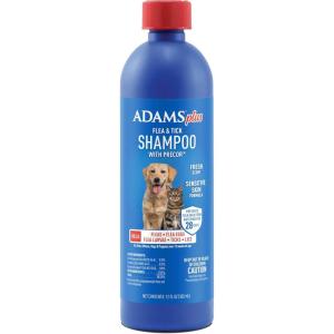 imageAdams Plus Flea ampamp Tick Shampoo with Precor for Cats Kittens Dogs ampamp Puppies Over 12 Weeks Of Age Sensitive Skin Flea Treatment for Dogs ampamp Cats Kills Adult Fleas Flea Eggs Ticks and Lice 6 Oz12 Ounces