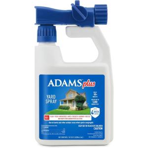 imageAdams Plus Yard Spray  Kills Mosquitoes Fleas Ticks Ants And Many Other Listed Nuisance Pests in Outdoor Areas  Treats Up to 5000 Square Feet  Easy To Use HoseEnd Spray  32 Fl Oz